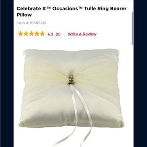 Ring pillow for wedding